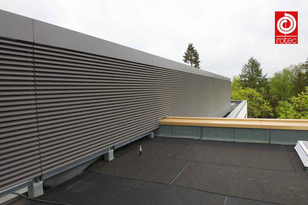 rotec Lamellenfassade aus Aluminium Lamellen Max Plank Institut